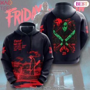 Friday The 13th Cry Stal Lake 45th Anniversary 1980-2025 Design Hoodie
