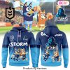 Melbourne Storm Bluey And Bingo Design Hoodie