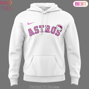 Houston Astros 2025 Hello Kitty Design Hoodie