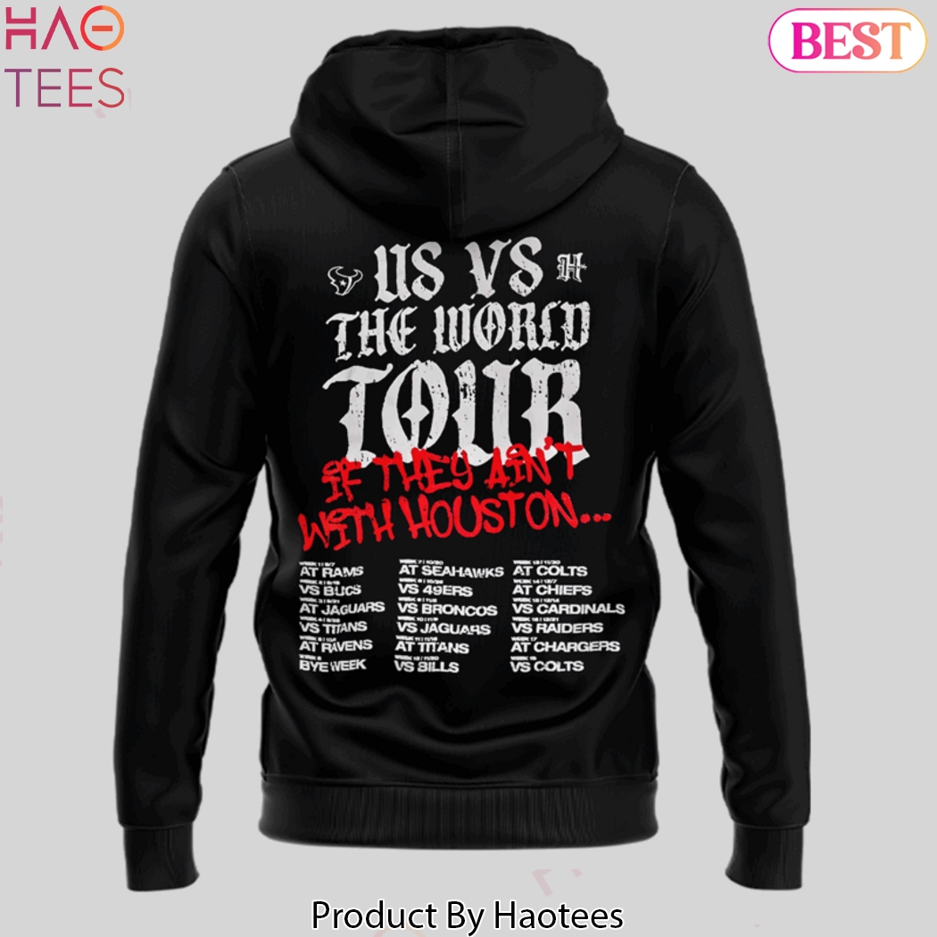 Houston Texans The World Tour 2025 Design Hoodie Houston Texans The World Tour 2025 Design Hoodie
