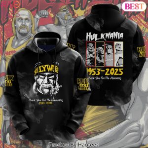Hulk Hogan 1953-2025 Thank You For The Memories Signature Hoodie