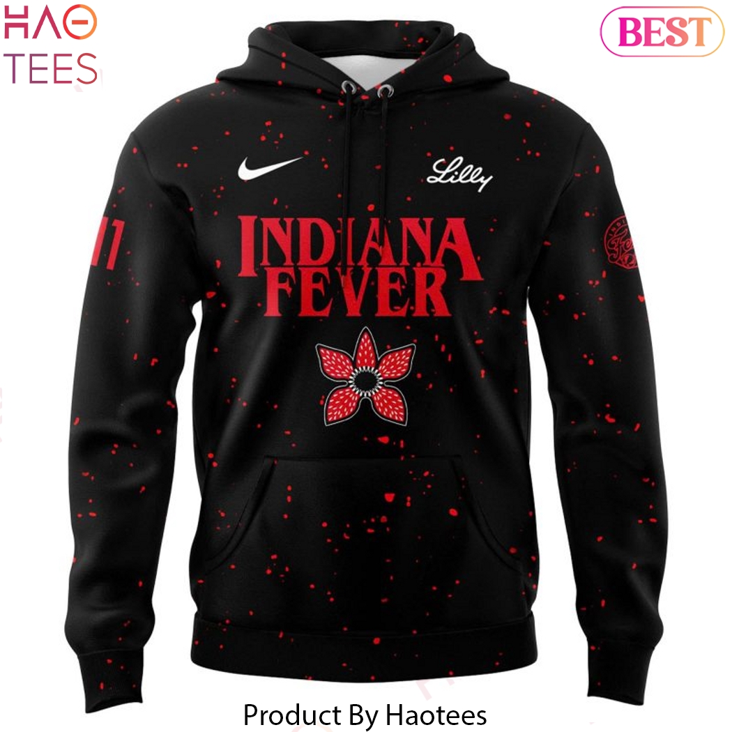 Indiana Fever Stranger Things Design Hoodie Indiana Fever Stranger Things Design Hoodie