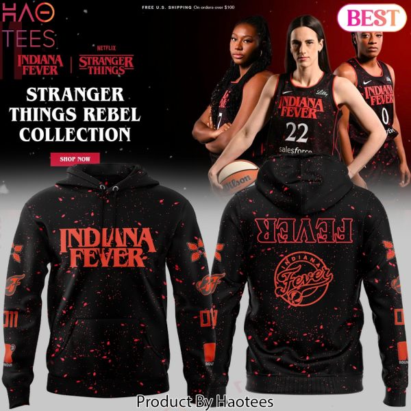 Indiana Fever Stranger Things Rebel Swingman Design Hoodie