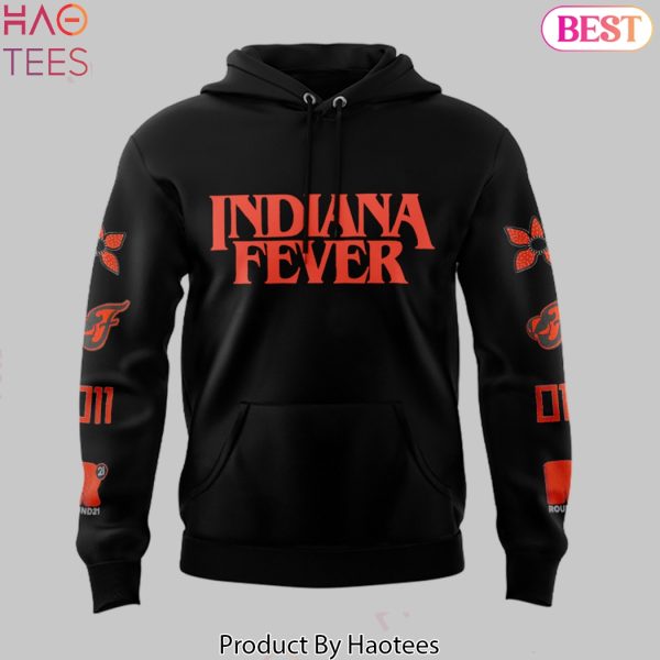 Indiana Fever Stranger Things Rebel Swingman Design Hoodie – Black