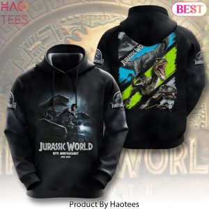 Jurassic World 10th Anniversary 2015-2025 Design Hoodie