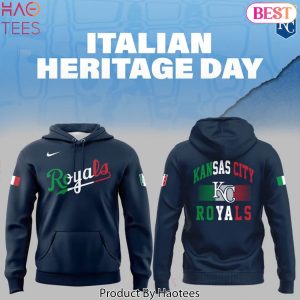 Kansas City Royals Italian Heritage Day Design Hoodie