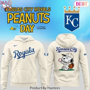 Kansas City Royals Peanuts Snoopy Design Hoodie