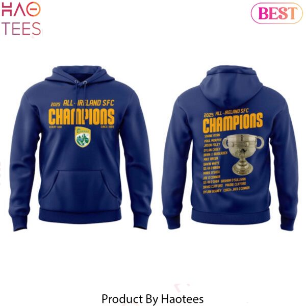 Kerry GAA All-Ireland Champions 2025 Design Hoodie – Blue
