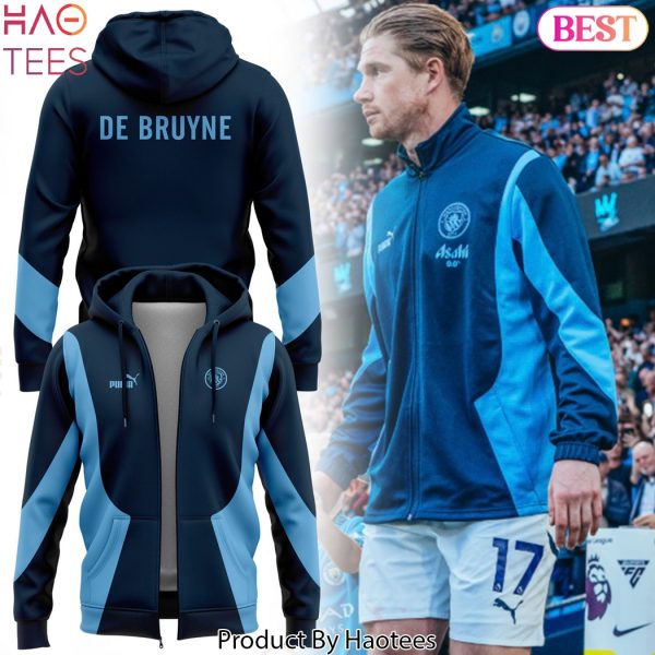 Kevin De Bruyne Manchester City Design Zip Hoodie
