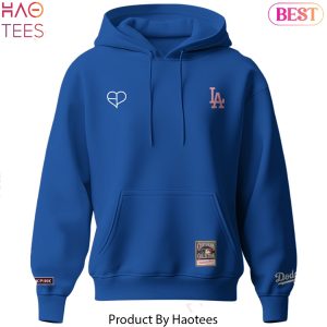 Los Angeles Dodgers x BlackPink 2025 Deadline World Tour Design Hoodie – Blue