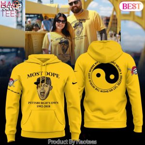Mac Miller Most Dope x Pittsburgh Pirates Pittsburgh Own Design Hoodie – Gold