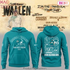 MW – Miami Dolphins Im The Problem Tour Design Hoodie