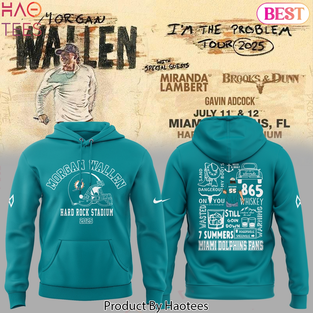 MW - Miami Dolphins Im The Problem Tour Design Hoodie MW - Miami Dolphins Im The Problem Tour Design Hoodie