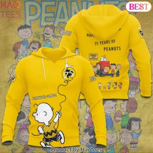 Peanuts Gang Happiness Is 75 Years Of Peanuts Since 1950 Design Hoodie