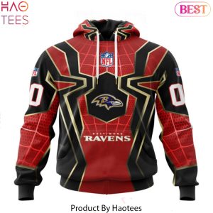 Personalized Baltimore Ravens x Spider Man Far From Home Design Hoodie