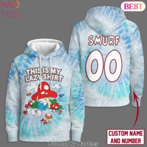 Personalized Smurf – This Is My Laz Shirt Design Hoodie