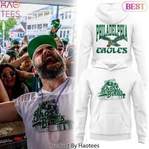 Philadelphia Eagles Shore Birds Design Hoodie – White