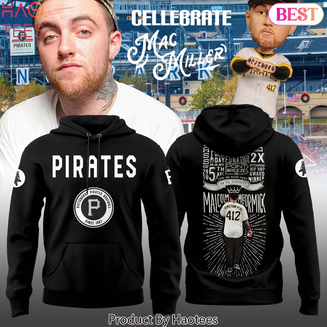 Pittsburgh Pirates x Celebrate Mac Miller Design Hoodie Pittsburgh Pirates x Celebrate Mac Miller Design Hoodie