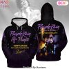 Prince Purple Rain 41st Anniversary Signature Design Hoodie