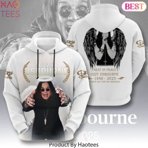 Rest In Peace 1948-2025 Ozzy Osbourne Thank You For The Memories Design Hoodie