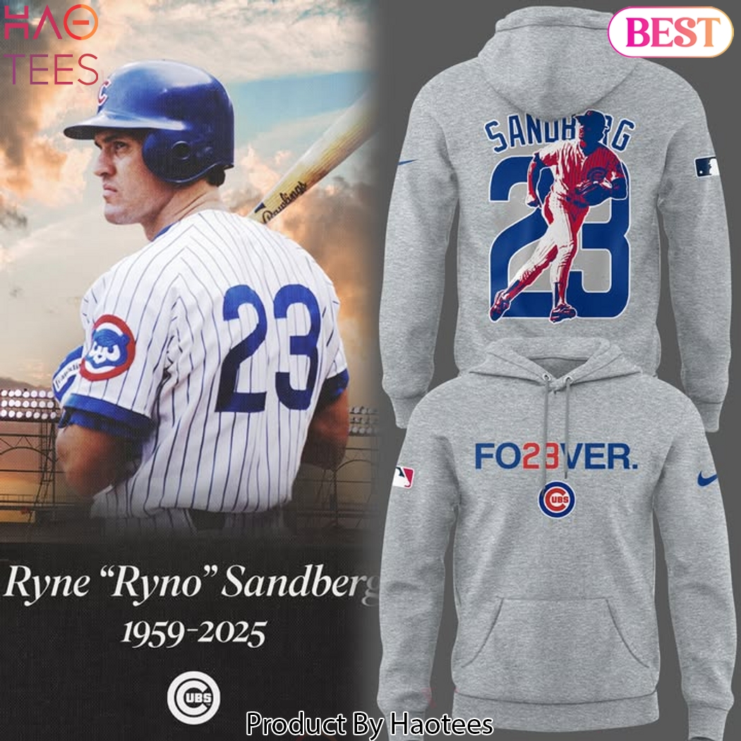 Ryne Sandberg Ryno 1959-2025 23 Forever Hoodie Ryne Sandberg Ryno 1959-2025 23 Forever Hoodie