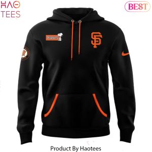 San Francisco Giants Peanuts Snoopy Design Hoodie