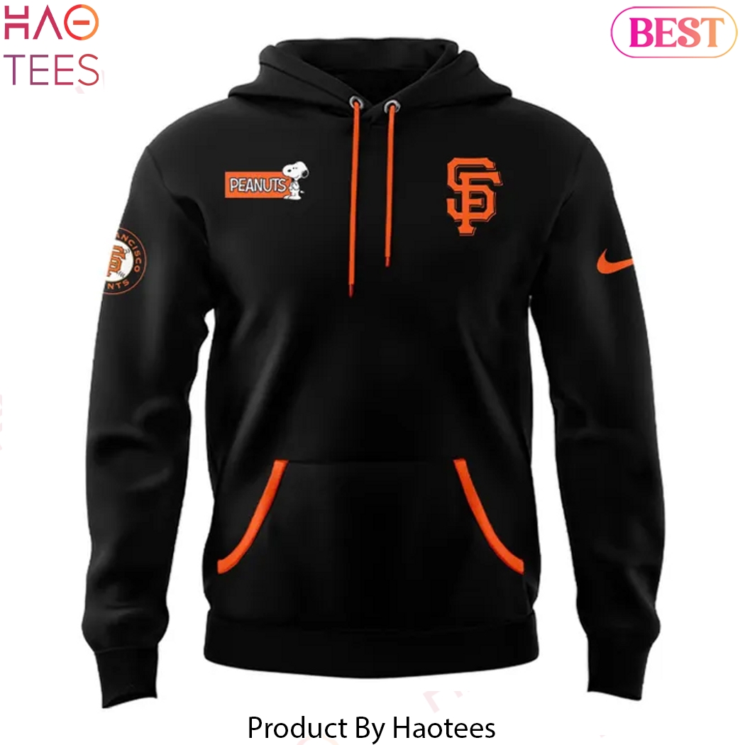 San Francisco Giants Peanuts Snoopy Design Hoodie San Francisco Giants Peanuts Snoopy Design Hoodie