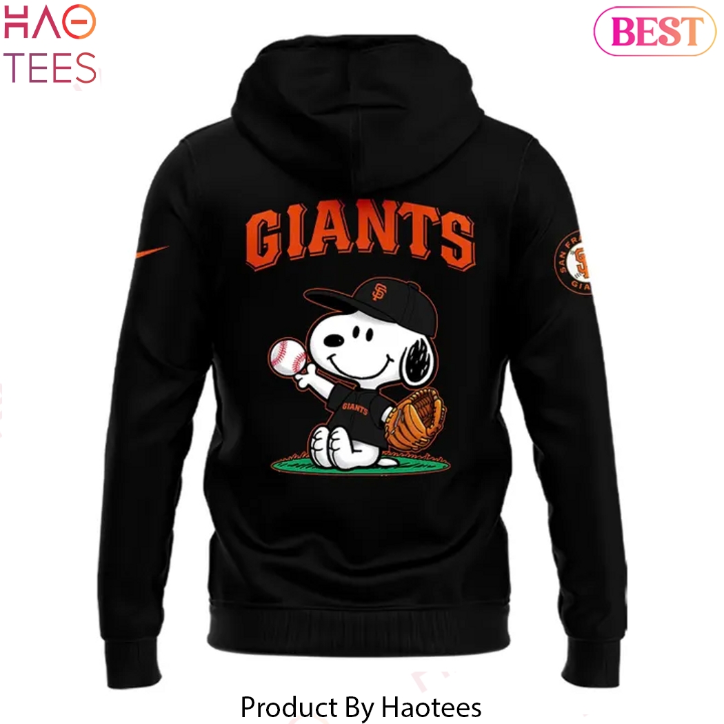 San Francisco Giants Peanuts Snoopy Design Hoodie San Francisco Giants Peanuts Snoopy Design Hoodie