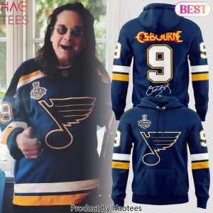 St Louis Blues x Ozzy Osbourne Signature Design Hoodie