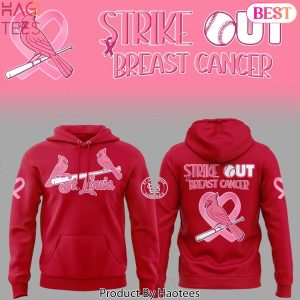 St. Louis Cardinals Strike Out Cancer Hoodie
