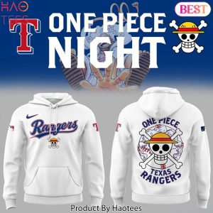 Texas Rangers On e Piece Design White Hoodie