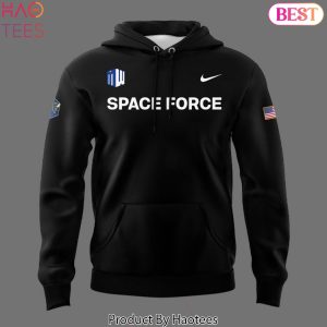 Uniforms Space Force Black Design Hoodie