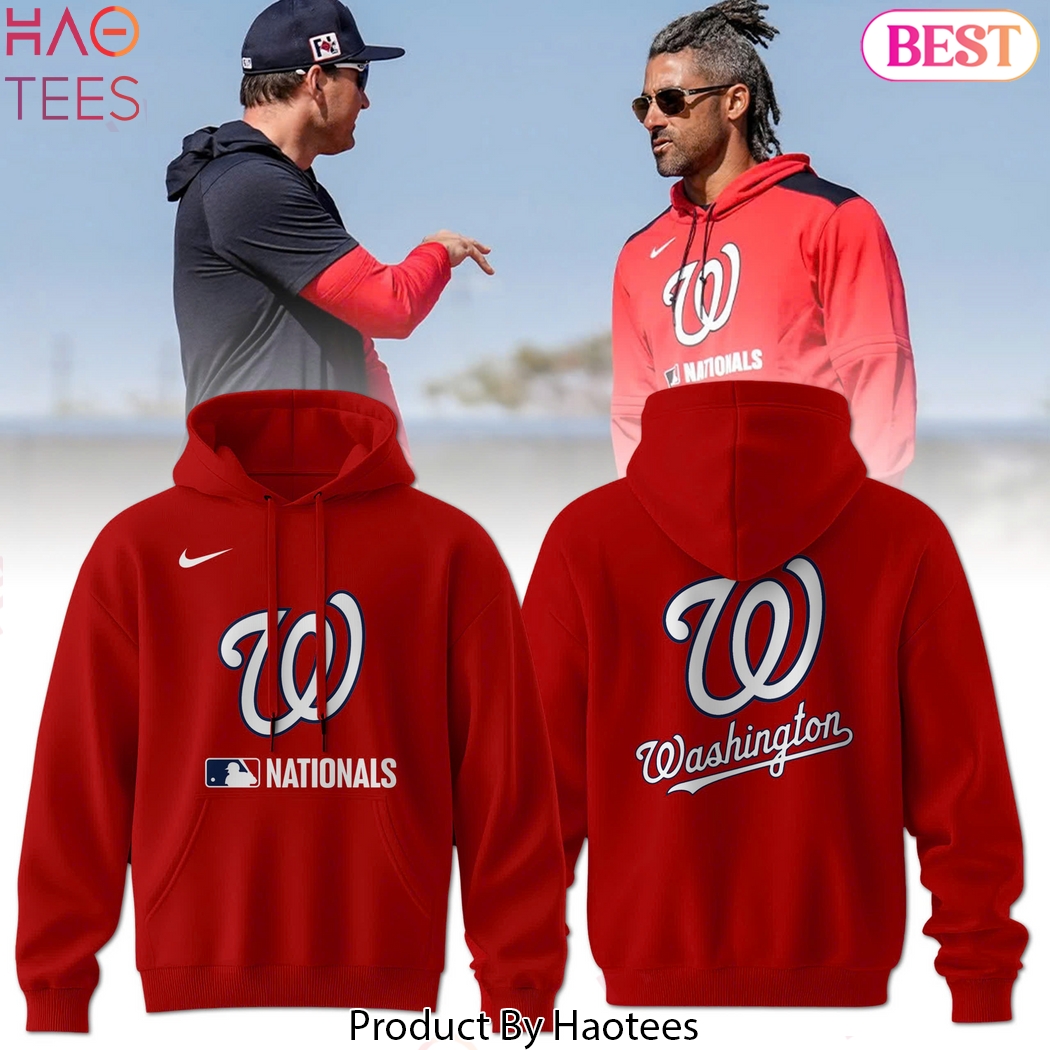 Washington Nationals 2025 Red Design Hoodie Washington Nationals 2025 Red Design Hoodie