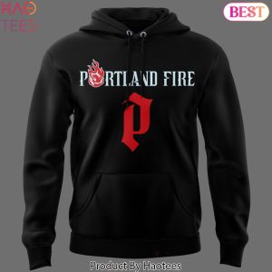 WNBA Portland Fire Black Design Hoodie