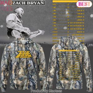 Zach Bryan The Quittin Time Tour 2025 Design Hoodie