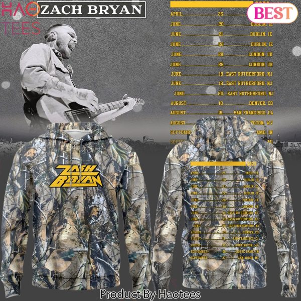 Zach Bryan The Quittin Time Tour 2025 Design Hoodie