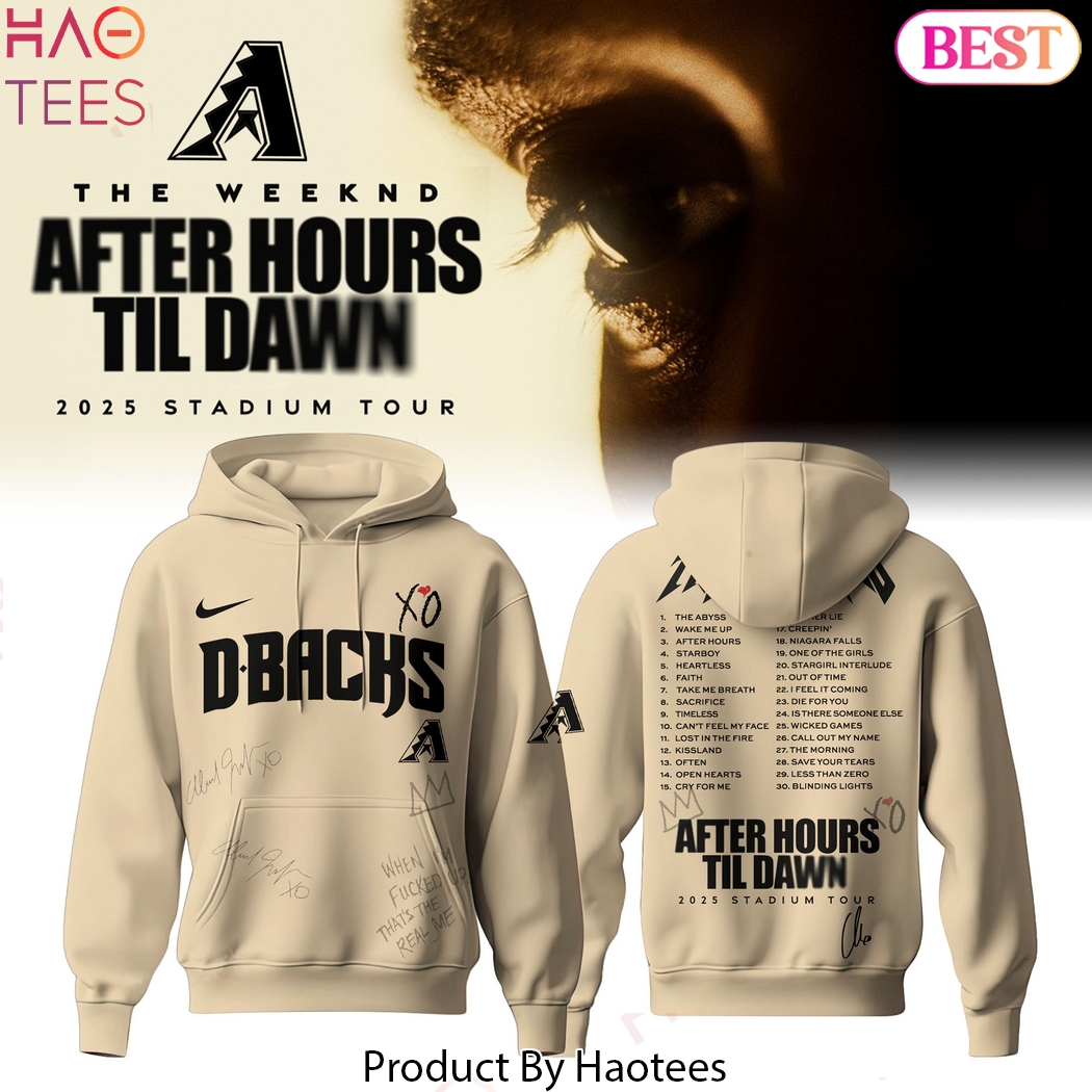 ARI x The Weeknd After Hours Til Dawn Tour Design Hoodie ARI x The Weeknd After Hours Til Dawn Tour Design Hoodie