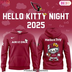 Arizona Cardinals x Cat Kitty 2025 Design Hoodie
