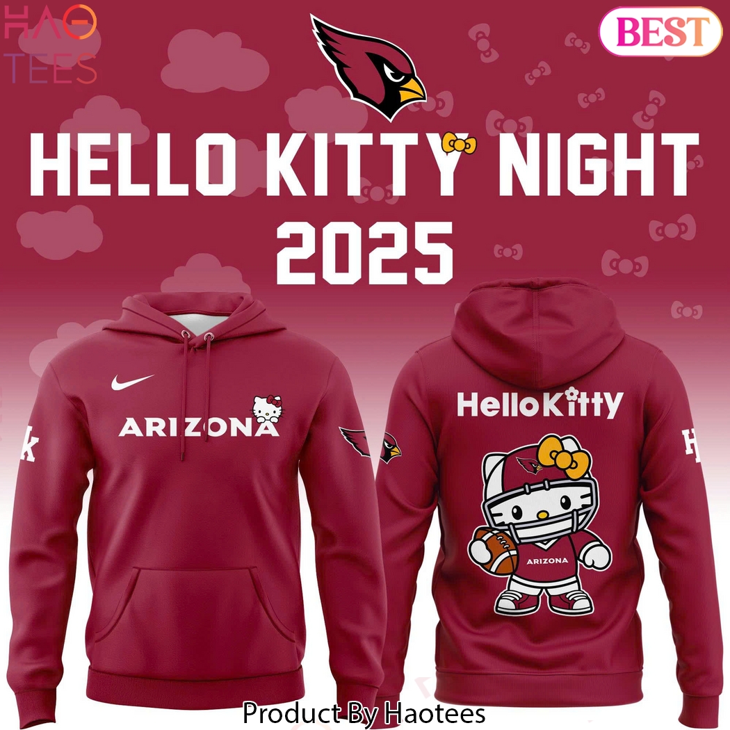 Arizona Cardinals x Cat Kitty 2025 Design Hoodie Arizona Cardinals x Cat Kitty 2025 Design Hoodie