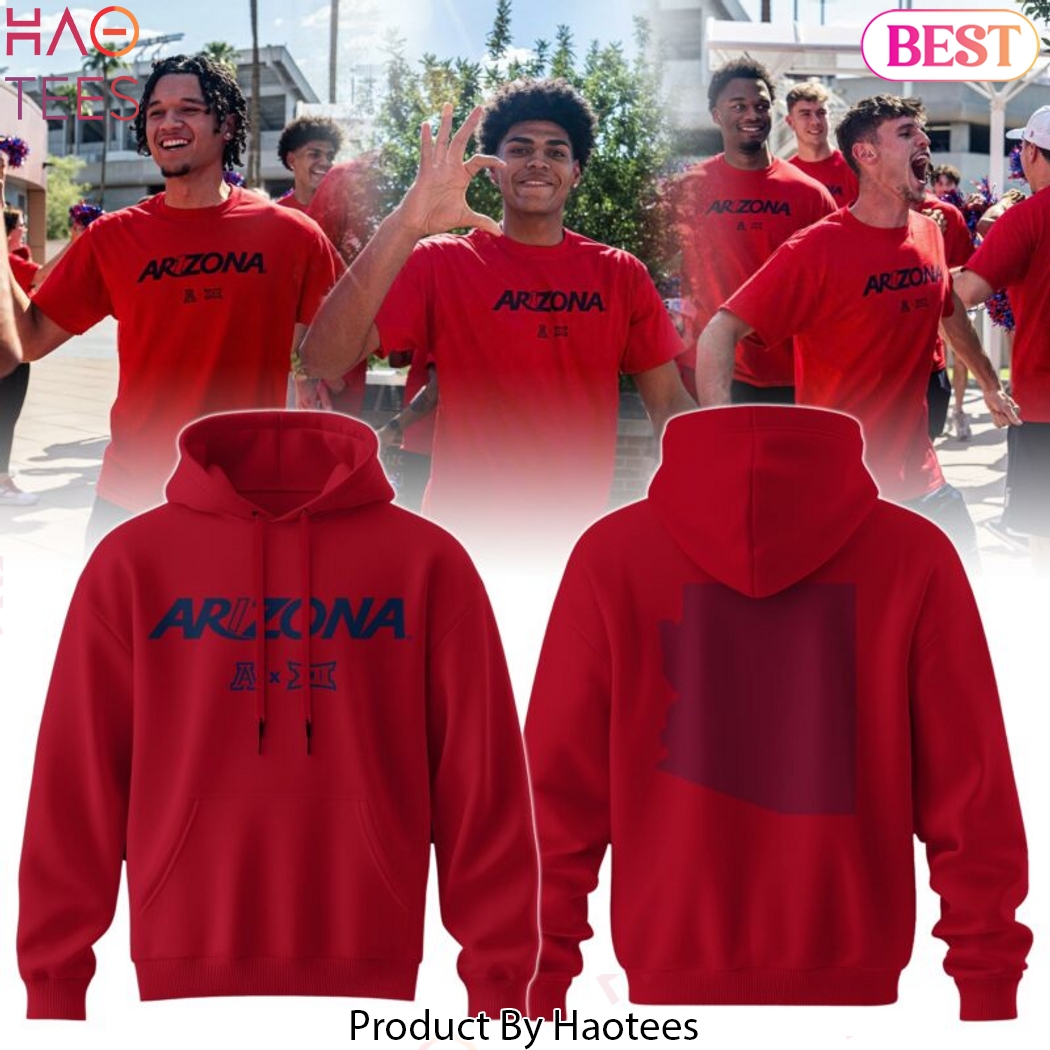 Arizona Wildcats NCAA 2025 Design Red Hoodie Arizona Wildcats NCAA 2025 Design Red Hoodie