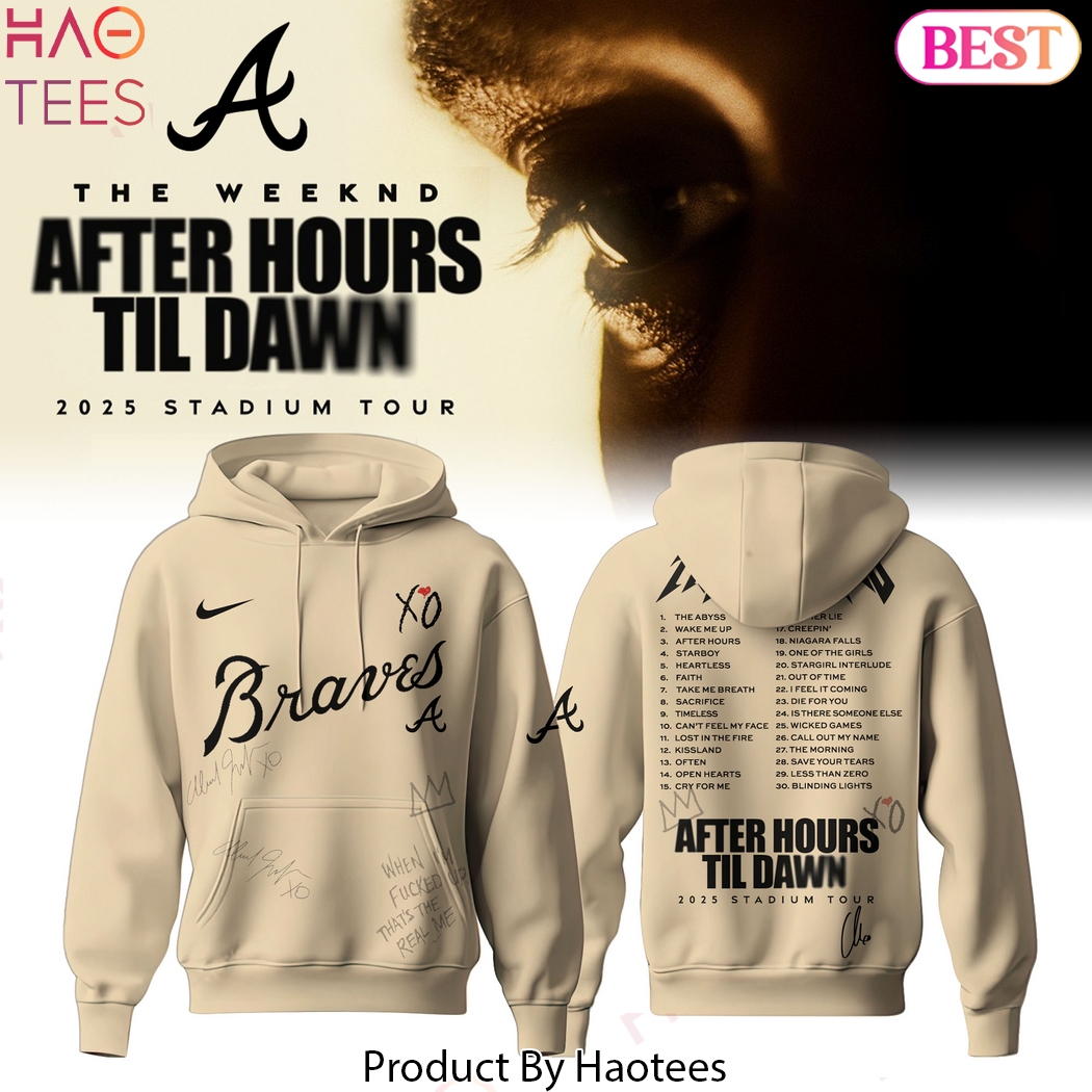 ATL x The Weeknd After Hours Til Dawn Tour Design Hoodie ATL x The Weeknd After Hours Til Dawn Tour Design Hoodie