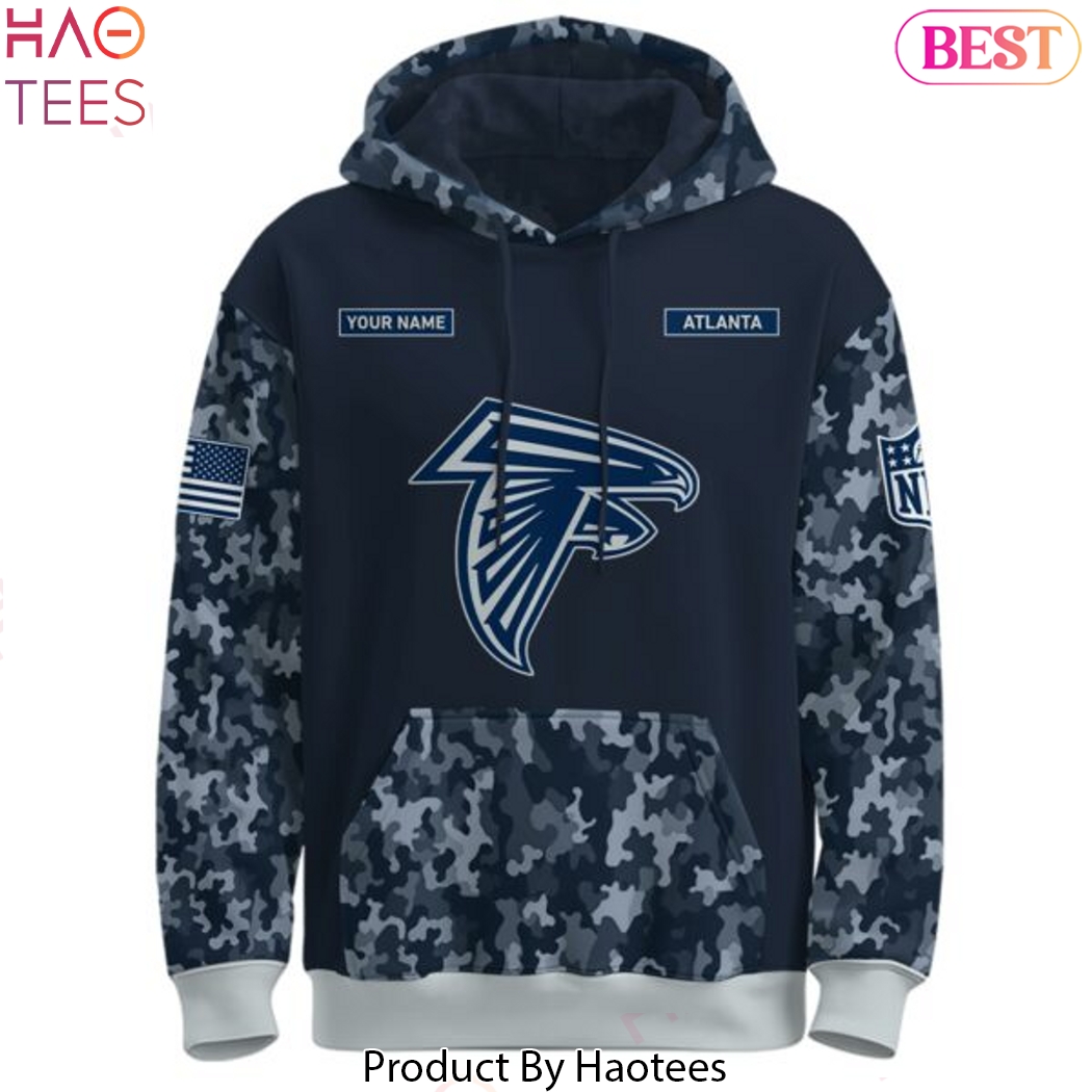 Atlanta Falcons Navy 250th Birthday Design Hoodie Atlanta Falcons Navy 250th Birthday Design Hoodie