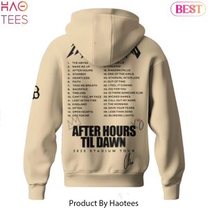 BOS x The Weeknd After Hours Til Dawn Design Hoodie