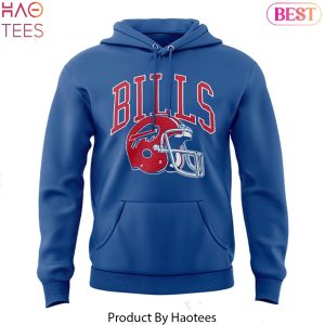 Buffalo Bills Helmet Retro Design Hoodie