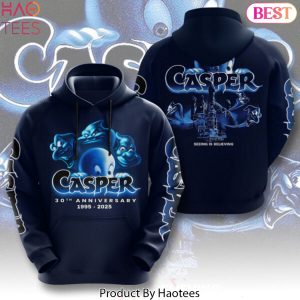 Casper The Friendly Ghost 30th Anniversary 1995-2025 Design Hoodie