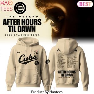 CHC x The Weeknd After Hours Til Dawn Design Hoodie CHC x The Weeknd After Hours Til Dawn Design Hoodie