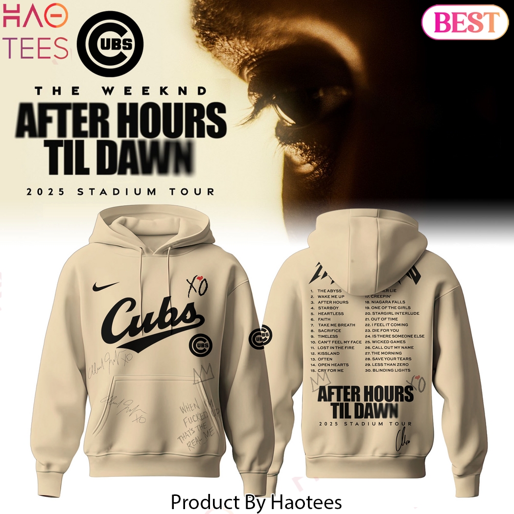 CHC x The Weeknd After Hours Til Dawn Design Hoodie CHC x The Weeknd After Hours Til Dawn Design Hoodie