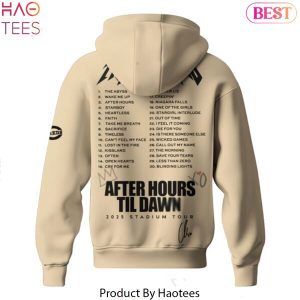 CIN x The Weeknd After Hours Til Dawn Design Hoodie