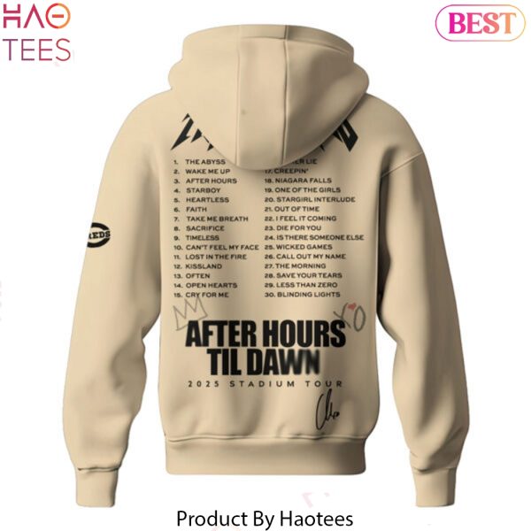CIN x The Weeknd After Hours Til Dawn Design Hoodie