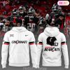 Cincinnati Bearcats Football Big 12 Black Pullover 2025 Design Hoodie